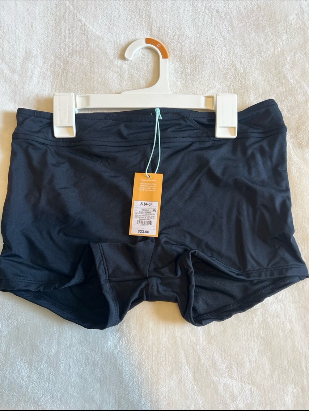 Kona Sol Black Women's size small Swim Boyshorts